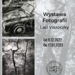 Plakat do wystawy fotografii Laci Viszoczky