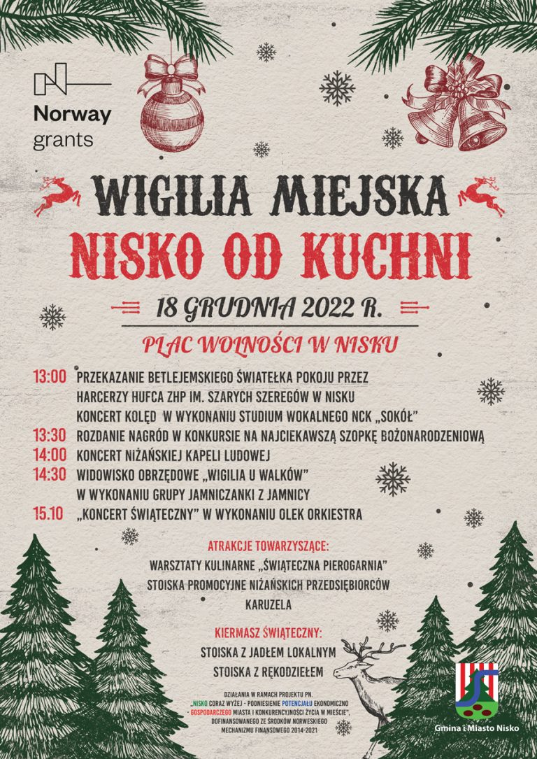 Wigilia Miejska NISKO OD KUCHNI