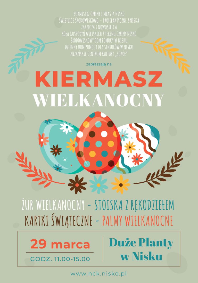 Plakat Kiermasz Wielkanocny