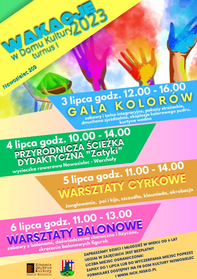 Wakacje w Nowosielcu – Turnus I