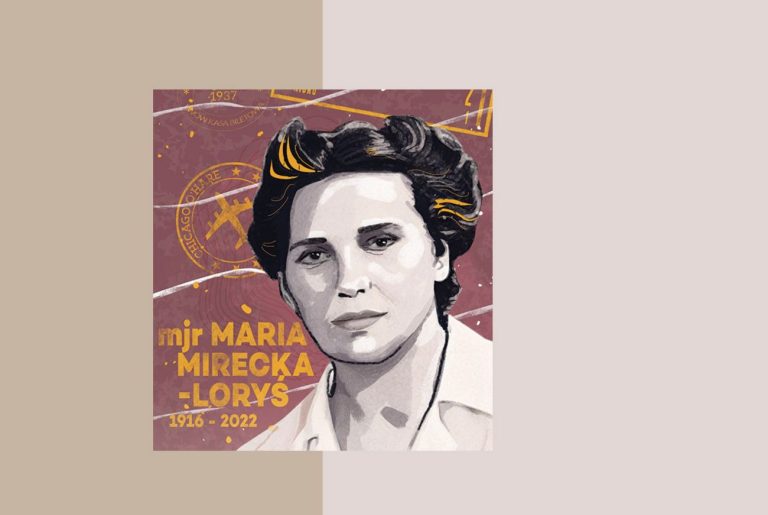 Odsłonięcie muralu upamiętniającego major Marię Mirecką-Loryś