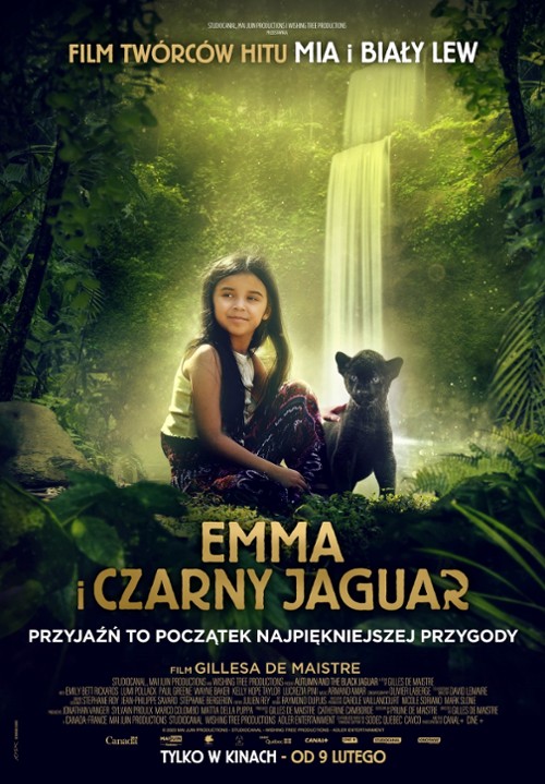 Plakat do filmu pt."Emma i Czarny Jaguar"