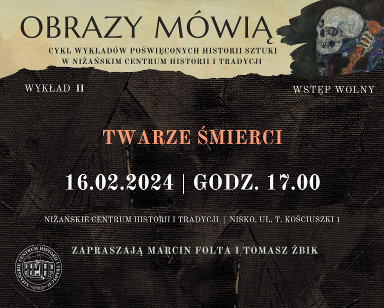 „Twarze śmierci” – drugi wykład z cyklu „Obrazy mówią”.