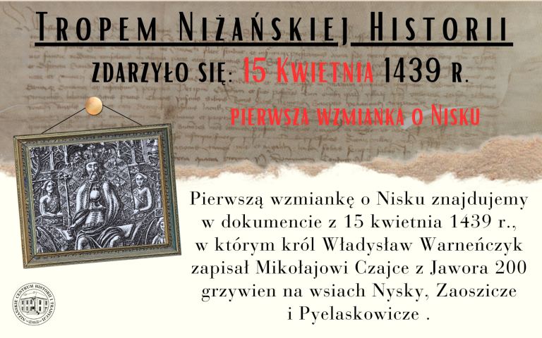 Tropem Niżańskiej Historii – 15 kwietnia