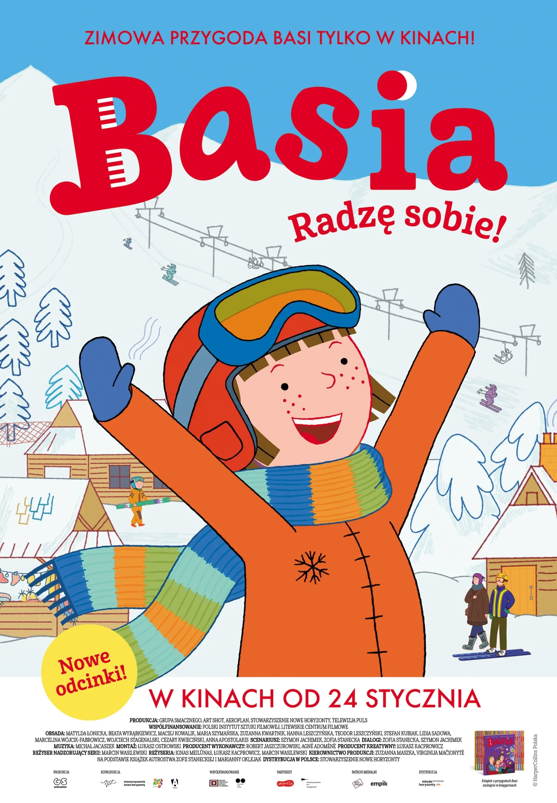 Plakat do filmu pt."Basia. Radzę sobie!"