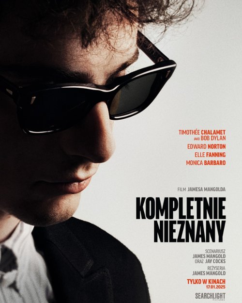 Plakat do filmu pt. "Kompletnie nieznany"