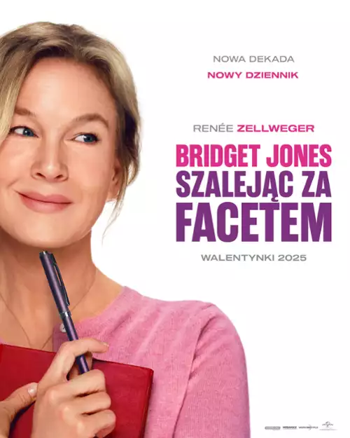 Plakat do filmu pt."Bridget Jones: Szalejąc za facetami"