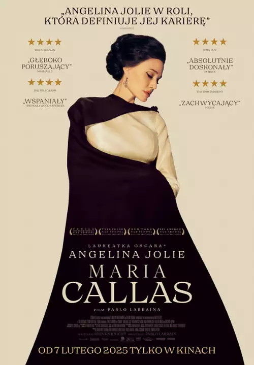 Plakat do filmu pt."Maria Callas"