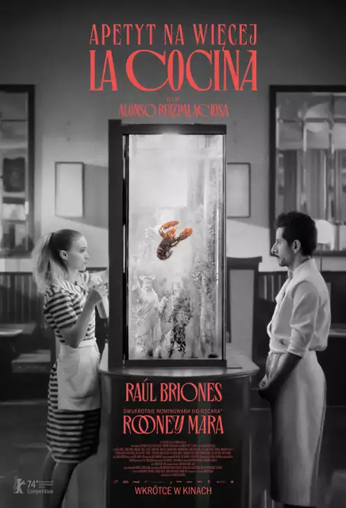 Plakat do filmu pt."Apetyt na więcej. La Cocina"