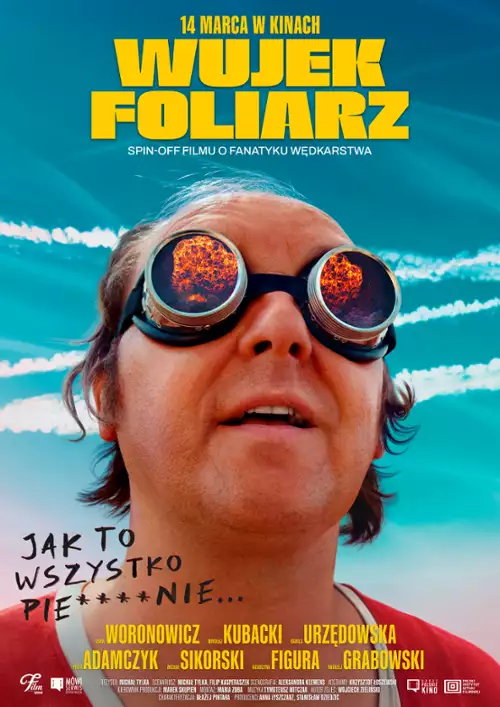 Plakat do filmu pt."Wujek Foliarz"