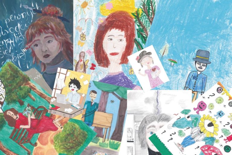 ROZSTRZYGNIĘCIE KONKURSU PLASTYCZNEGO  „Jak rozpoznać poetę?”