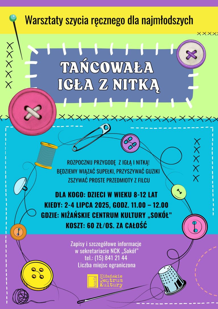 Warsztaty „Tańcowała igła z nitką”