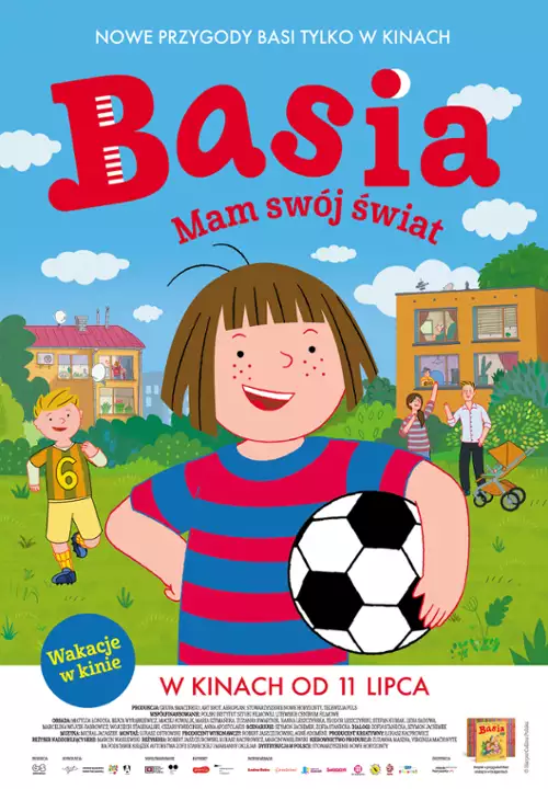 Plakat do filmu pt."Basia. Mam swój świat"