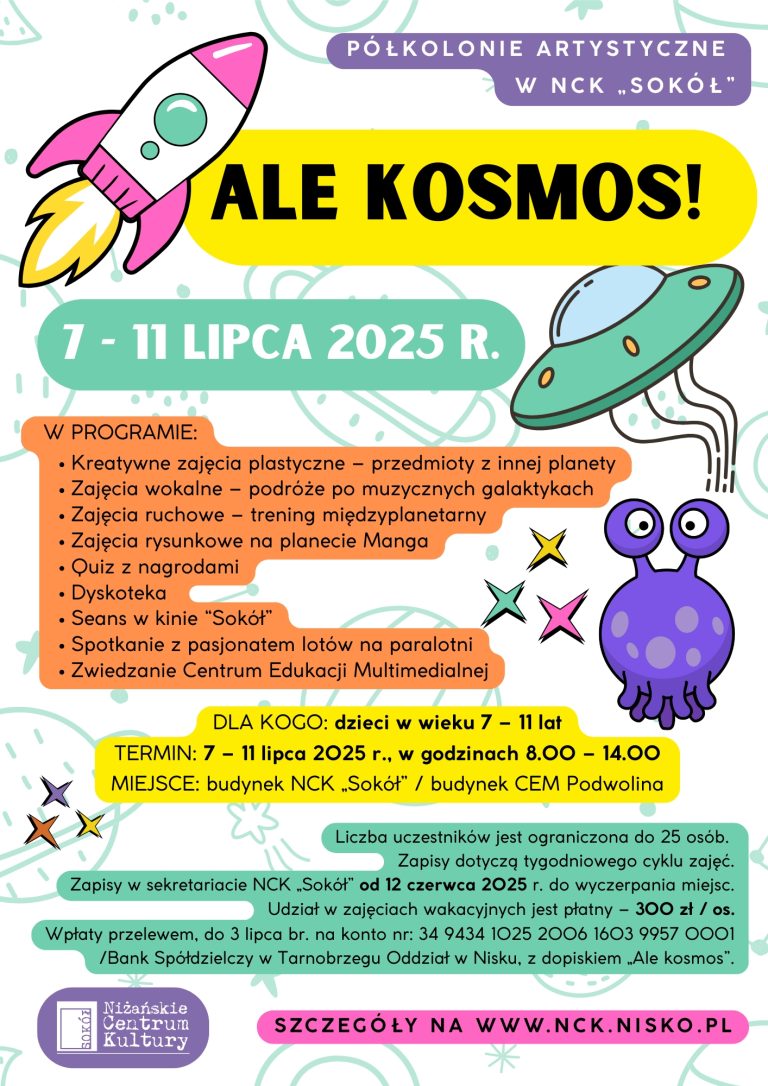 WAKACYJNE ARTYSTYCZNE PÓŁKOLONIE