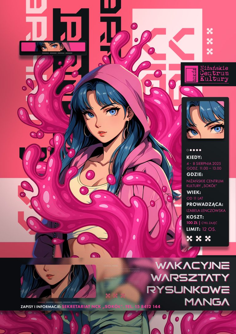 WAKACYJNE WARSZTATY RYSUNKOWE – MANGA