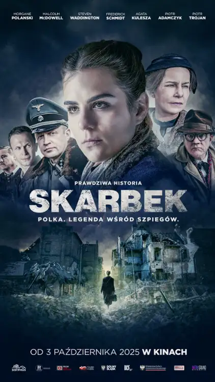 Plakat do filmu pt."Skarbek"