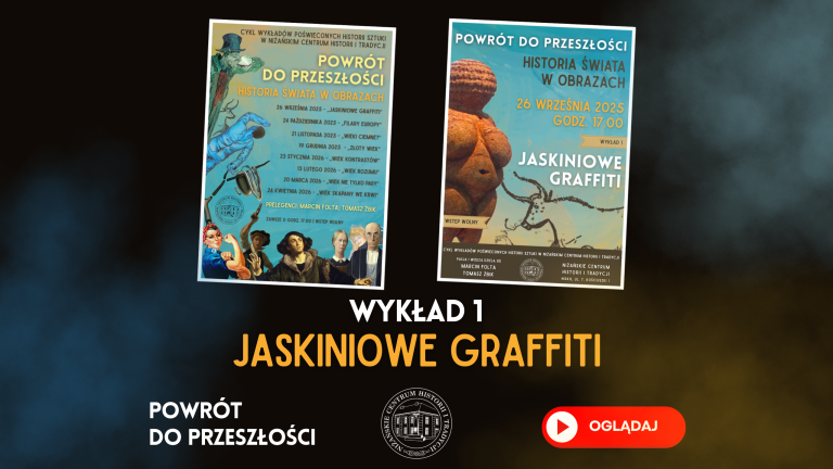 Zaproszenie do obejrzenia wykładu „Jaskiniowe graffiti” na YouTube!