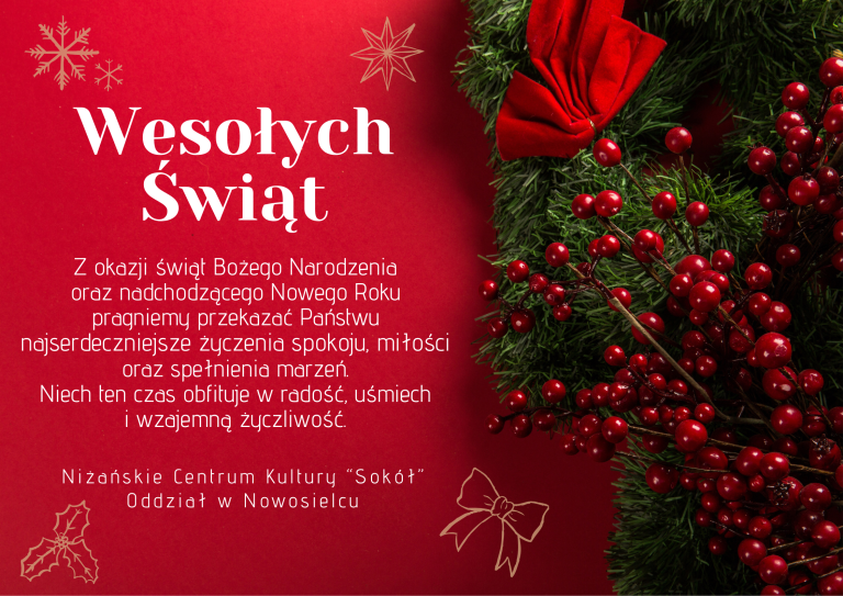 Życzenia Bożonarodzeniowe