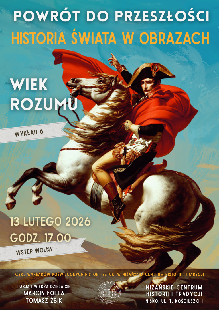 „Wiek rozumu” – zaproszenie na 6. wykład cyklu „Powrót do przeszłości”.