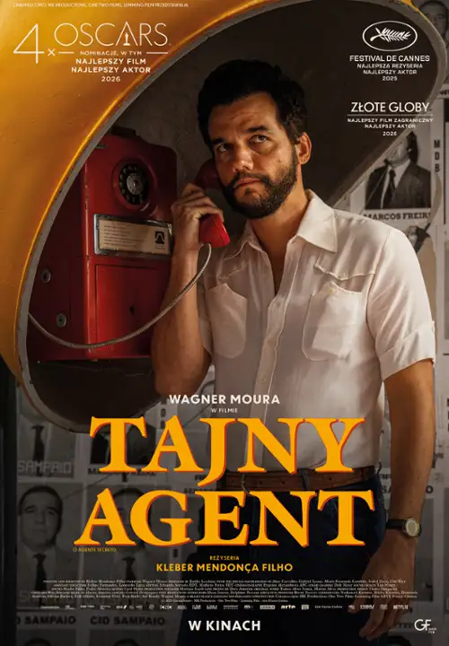 Plakat do filmu pt."Tajny Agent"