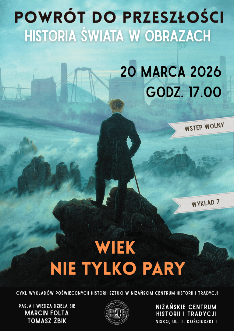 „Wiek nie tylko pary” – zaproszenie na 7. wykład cyklu „Powrót do przeszłości”.