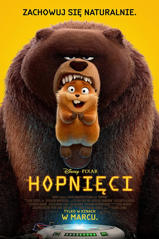 Plakat do filmu pt."Hopnięci"