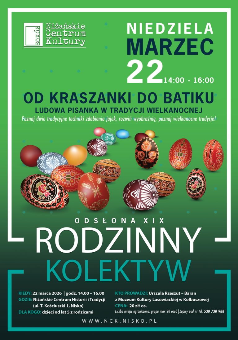 RODZINNY KOLEKTYW – Warsztaty wielkanocne w NCHiT